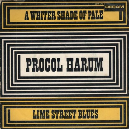 Procol Harum - A whiter shade of pale + Lime street blues (Vinylsingle)