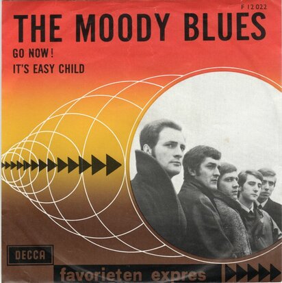 Moody Blues - Go now + It's easy child (Vinylsingle)