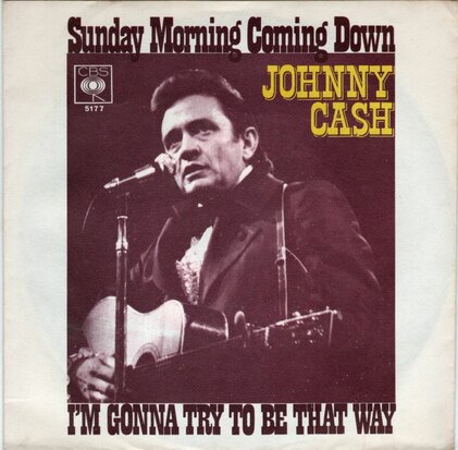 Johnny Cash - Sunday morning coming down + I'm gonna try (Vinylsingle)