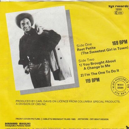 Jackie Wilson - Reet petite + You brought about a change+1 (Vinylsingle)