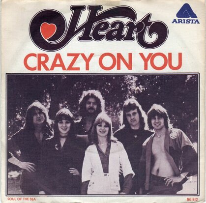Heart - Crazy on you + Soul of the sea (Vinylsingle)