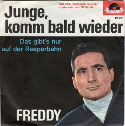 Freddy Quinn - Junge komm bald wieder + Das gibt's nur auf der reeperbahn (Vinylsingle)