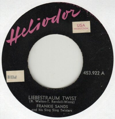 Frankie Sands - Twistin' Sailor + Liebestraum Twist (Vinylsingle)