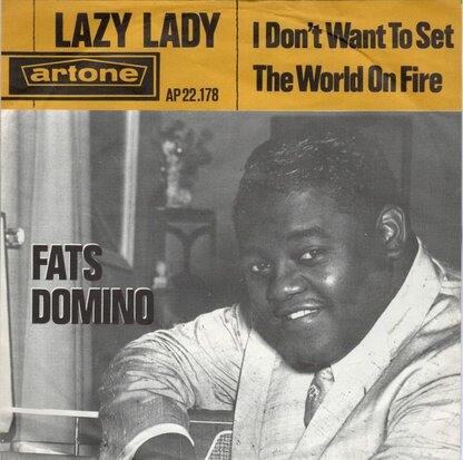 Fats Domino - Lazy lady + I don't want to set the world on fire (Vinylsingle)
