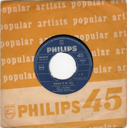 Cuby & the Blizzards - Window of my eyes + Checkin' up on my baby (Vinylsingle)