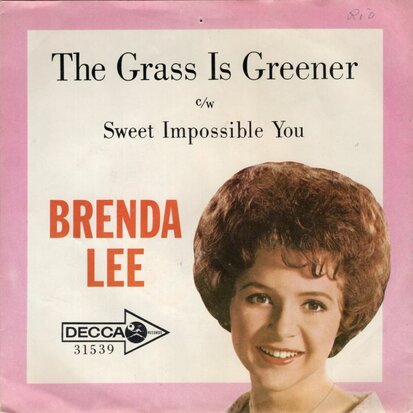 Brenda Lee - The grass is greener + Sweet Impossible You (Vinylsingle)