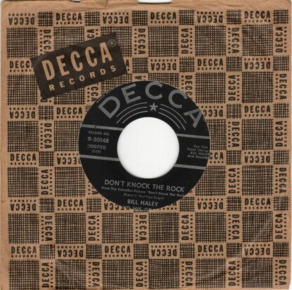 Bill Haley - Don't knock the rock + Choo Choo Ch'Boogie (Vinylsingle)