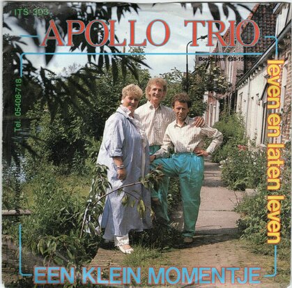 Apollo Trio - Een klein momentje + Leven en laten leven (Vinylsingle)