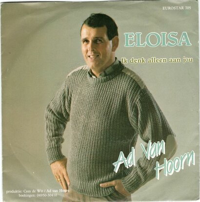 Ad van Hoorn - Eloisa + Ik denk alleen aan jou (Vinylsingle)