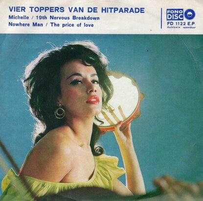 Various - Vier Toppers Van De Hitparade (EP) (Vinylsingle)