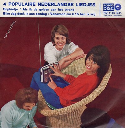 Various - Vier Populaire Nederlandse Liedjes (EP) (Vinylsingle)
