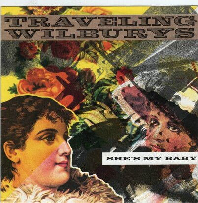 Traveling Wilburys - She's my baby + New blue moon (Vinylsingle)