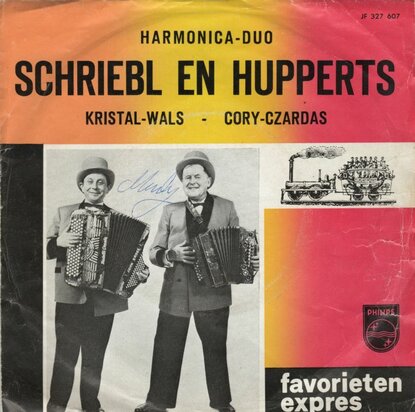 Schriebl en Huppets - Kristal wals + Cory-czardas (Vinylsingle)