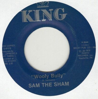Sam the Sham - Wooly Bully + Lil'red riding hood (Vinylsingle)