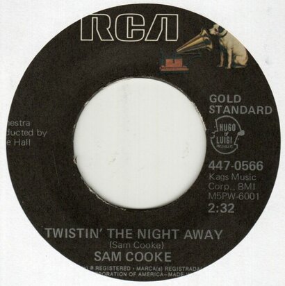 Sam Cooke - Twistin' the night away + You send me (Vinylsingle)