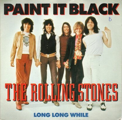 Rolling Stones - Paint it black + Long long while (Vinylsingle)