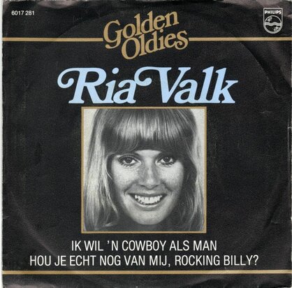 Ria Valk - Ik wil een cowboy als man + Rocking Billy (Vinylsingle)