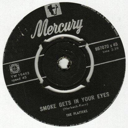 Platters - Smoke gets in your eyes + No matter what you are (Vinylsingle)