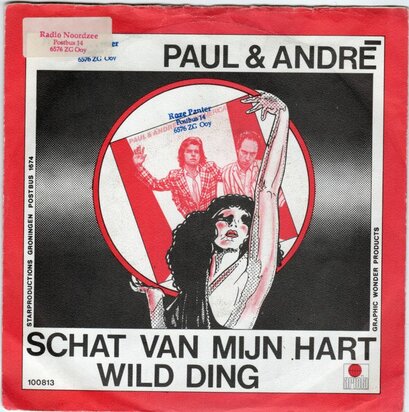 Paul & Andre - Schat Van Mijn Hart + Wild Ding (Vinylsingle)