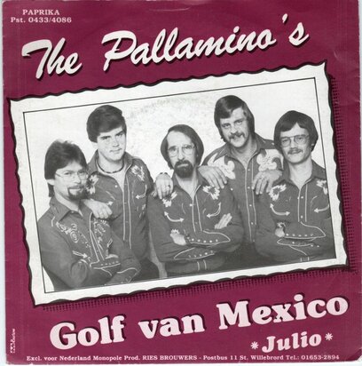 Pallamino's  - Golf van Mexico + Julio (Vinylsingle)