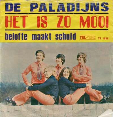 Paladijns - Het is zo mooi + Belofte maakt schuld (Vinylsingle)