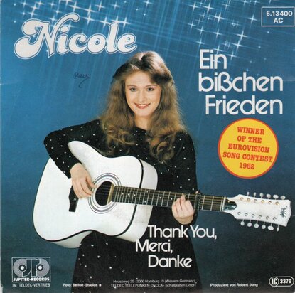 Nicole - Ein bisschen frieden + Thank you, merci. danke (Vinylsingle)