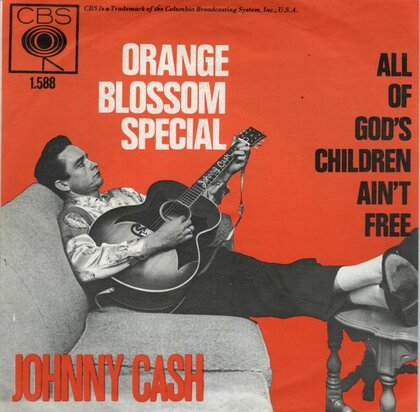 Johnny Cash - Orange Blossom Special + All Of God's Children Ain't Free (Vinylsingle)