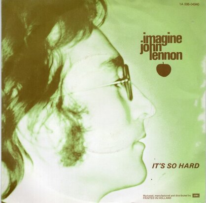 John Lennon - Imagine + It's so hard (Vinylsingle)
