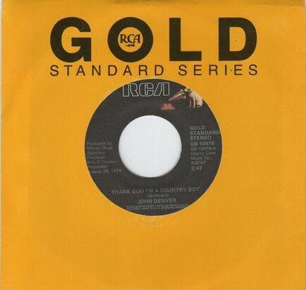 John Denver - Thank God I'm a country boy + My sweet lady (Vinylsingle)