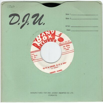 Jimmie James - Too Many Mini Skirts + Is It A Crime, Is It A Sin (Vinylsingle)