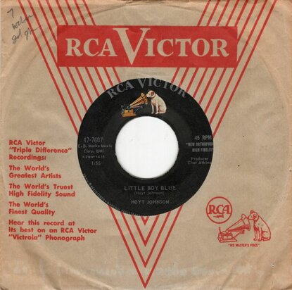 Hoyt Johnson - Little Boy Blue + My Special Girl (Vinylsingle)