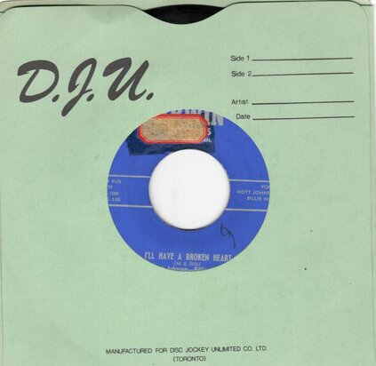 Hoyt Johnson - I'll Have A Broken Heart  + Where You Are (Vinylsingle)