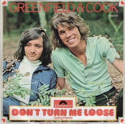 Greenfield & Cook - Don't turn me loose + Going home (Vinylsingle)