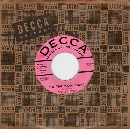 Georgie Cook - The Real McCoy Polka + Ketchikan Polka (Vinylsingle)