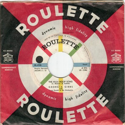 Georgia Gibbs - Hula hoop song + Keep in touch (Vinylsingle)