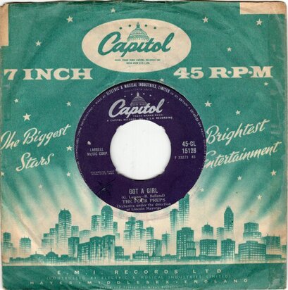 Four Preps - Got a girl + Hear it from me (Vinylsingle)