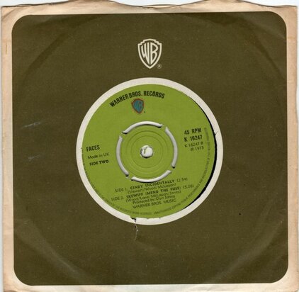 Faces (Stewart Rod) - Cindy incidenttally + Skewiff (mend the fuse) (Vinylsingle)