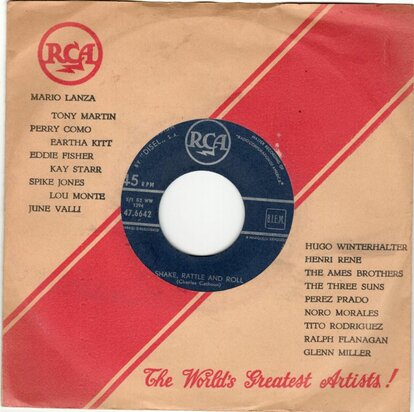 Elvis Presley - Shake rattle & roll + Lawdy miss Clawdy (Vinylsingle)