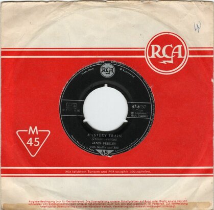 Elvis Presley - Mystery Train + I forgot to remember to forget (Vinylsingle)