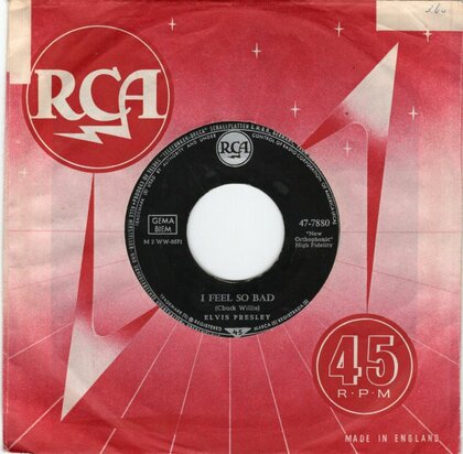 Elvis Presley - I feel so bad + Wild in the country (Vinylsingle)