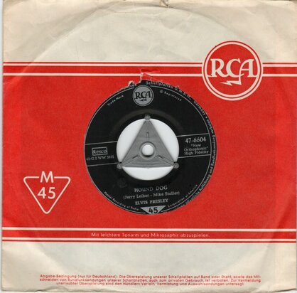 Elvis Presley - Hound dog + Don't be cruel (Vinylsingle)