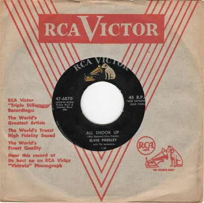 Elvis Presley - All shook up + That's when your heartaches begin (Vinylsingle)