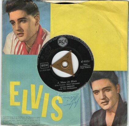 Elvis Presley - A mess of blues + The girl of my best friend (Vinylsingle)
