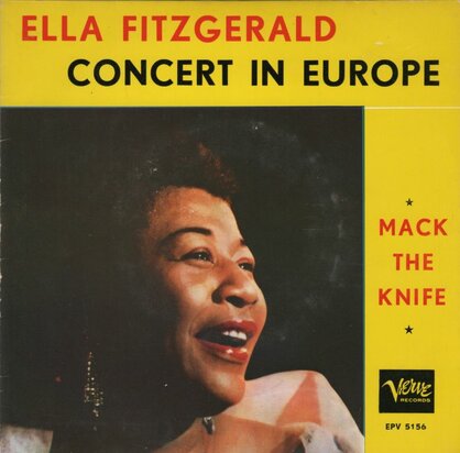 Ella Fitzgerald - Concert in Europe (EP) (Vinylsingle)
