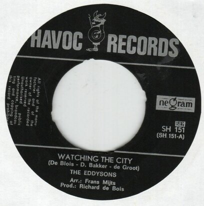 Eddysons - Watching the city + The evening of our date (Vinylsingle)