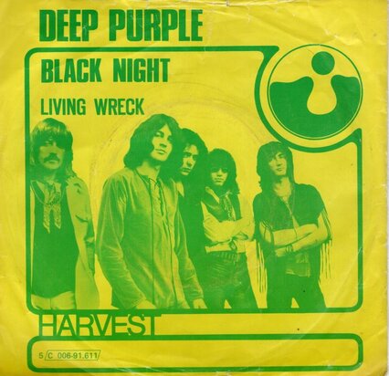 Deep Purple - Black night + Living wreck (Vinylsingle)