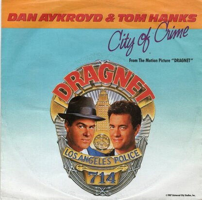 Dan Aykroyd & Hanks Tom - City of crime + (instr.) (Vinylsingle)