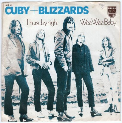Cuby & the Blizzards - Thursday night + Wee wee baby (Vinylsingle)