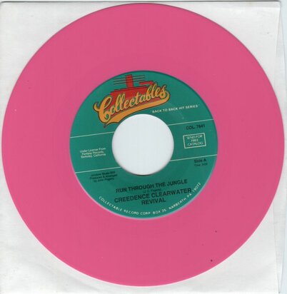 Creedence Clearwater Revival - Run through the jungle + Up around the band (Vinylsingle)