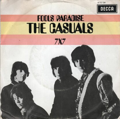 Casuals - Fool's paradise + Seven times seven (Vinylsingle)